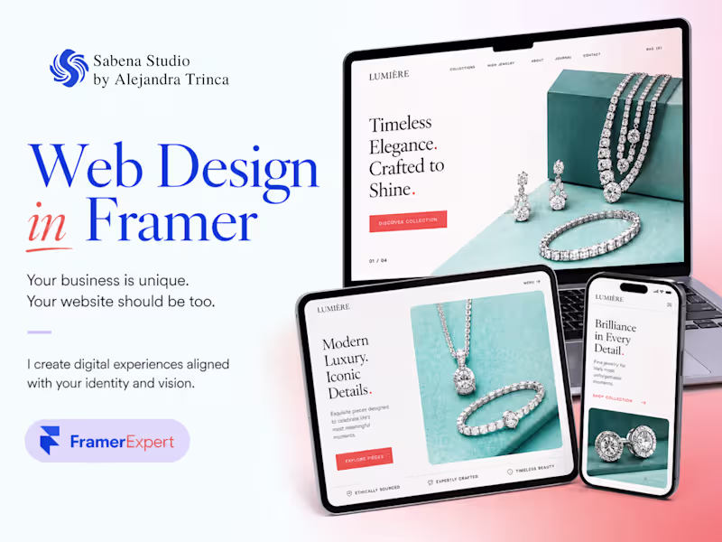 Cover image for Custom Framer Website built to make your brand standout