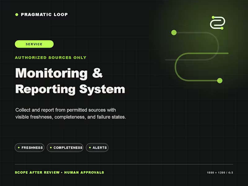 Cover image for Authorized Monitoring & Reporting System