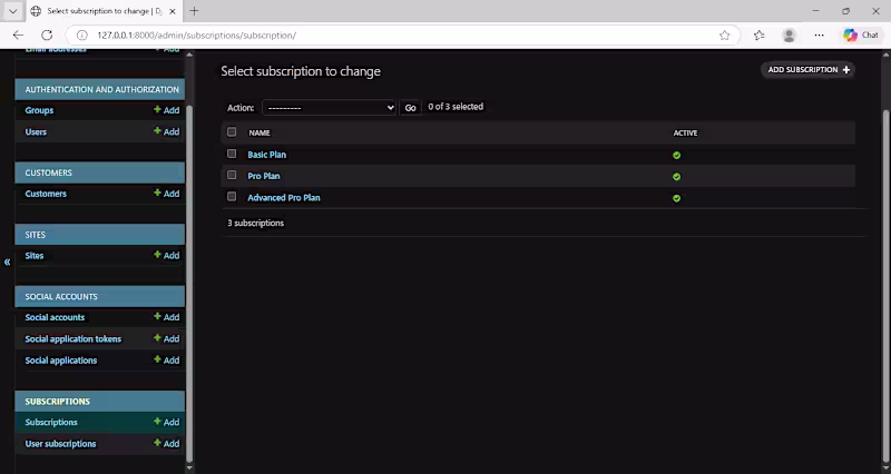 Cover image for Admin panel page
