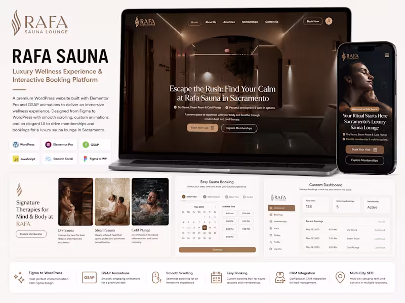 Cover image for Luxury Wellness Experience & Interactive