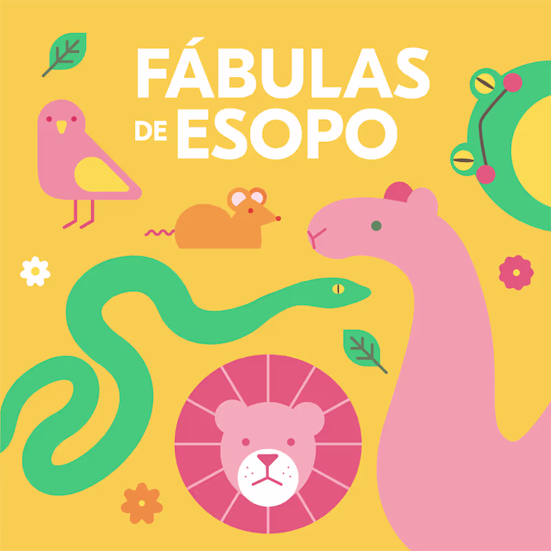 Cover image for Children's book - Aesop's Fables (Fábulas de Esopo