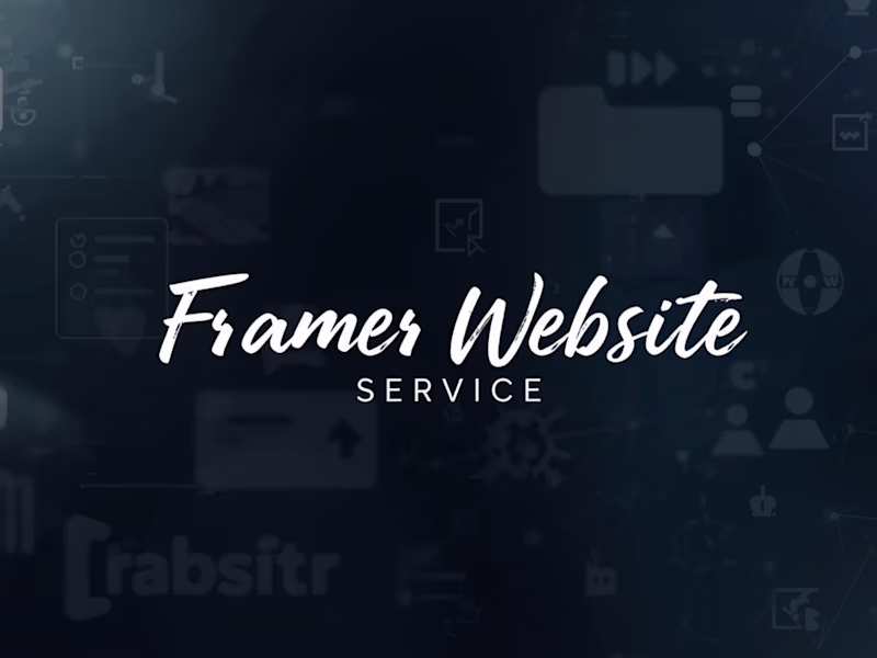 Cover image for Responsive, SEO-Friendly, Modern Framer Website