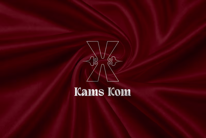 Cover image for Kams Kom Brand Luxury logo design                { sells Cloth }