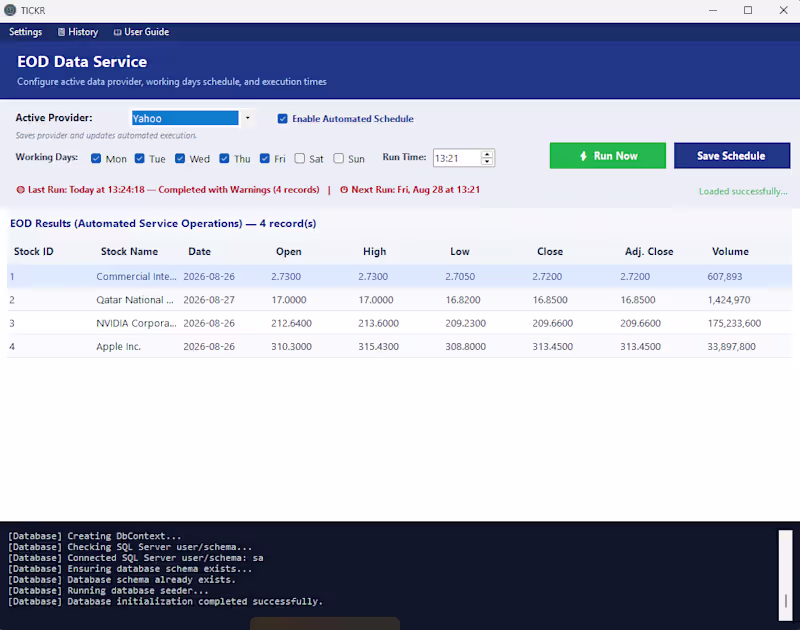 Cover image for TICKR - Automated Financial Market Data Pipeline
