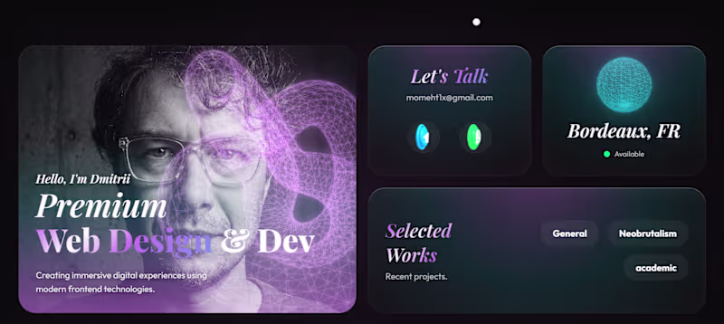 Cover image for My Personal Portfolio & Bento
