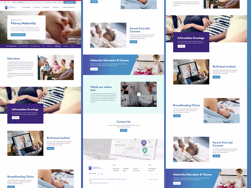 Cover image for St Vincent's hospital - Web Application