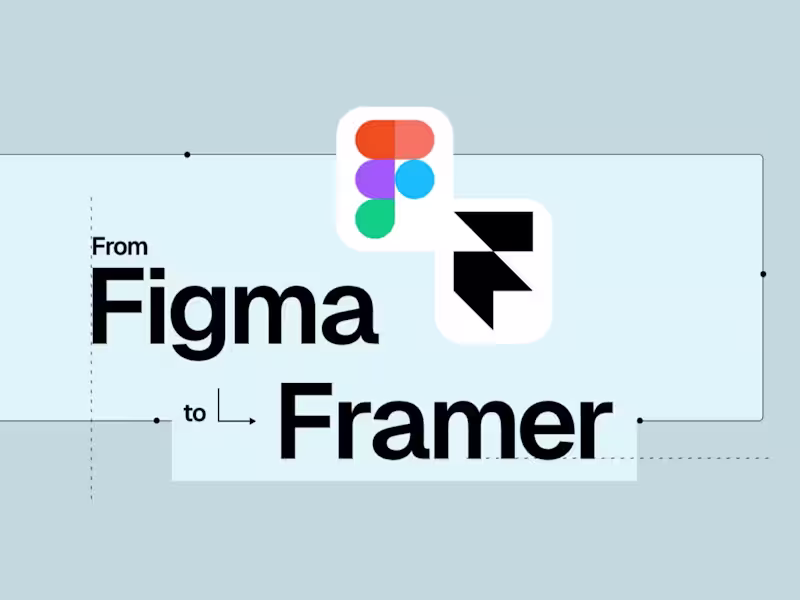 Cover image for Landing Page from Figma to Framer