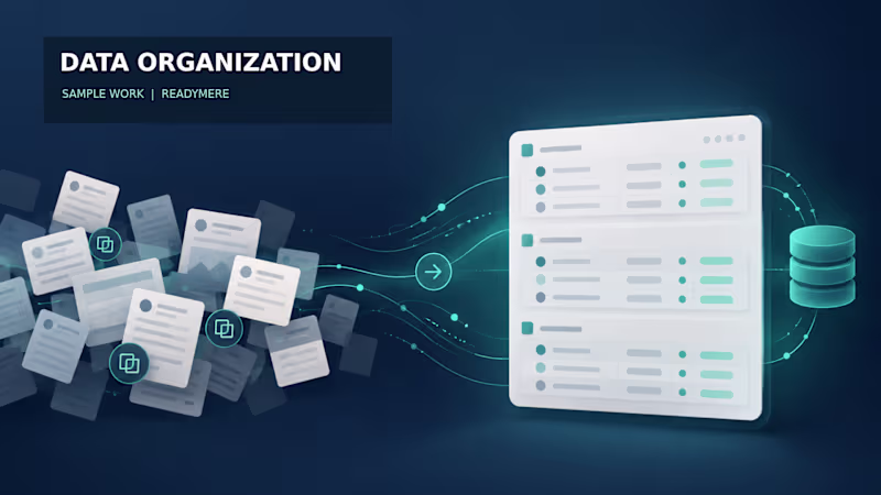 Cover image for Spreadsheet Cleanup & Organization