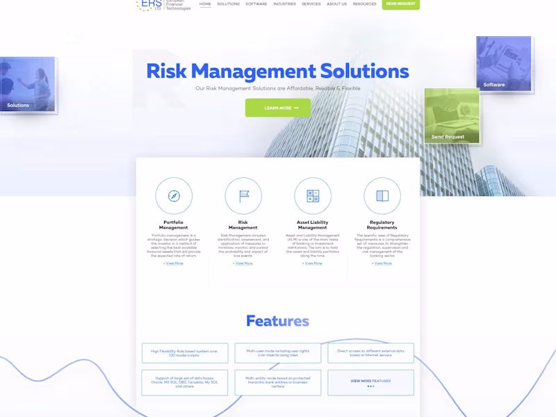 Cover image for Risk Management Website Design