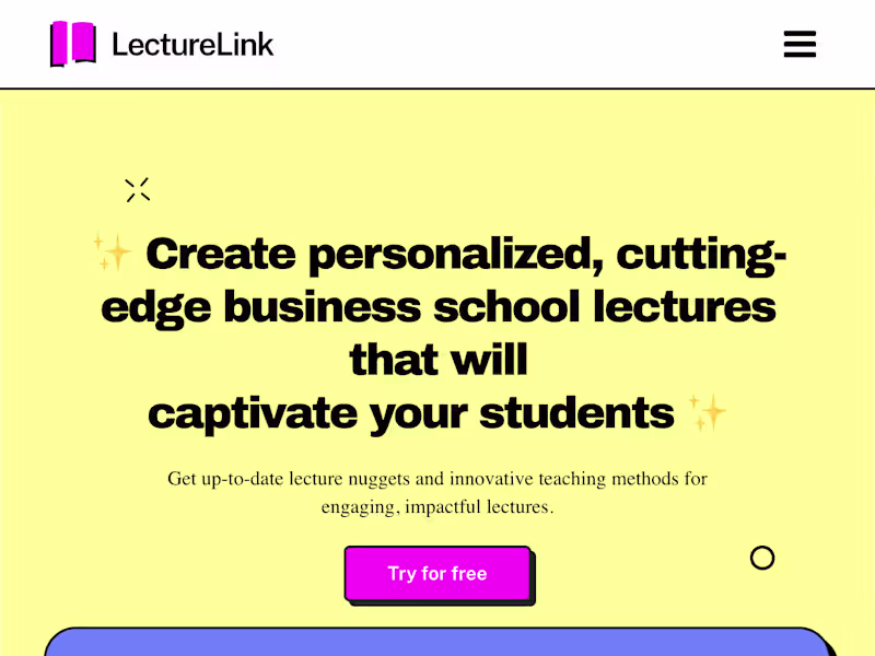 Cover image for lecturelink.de