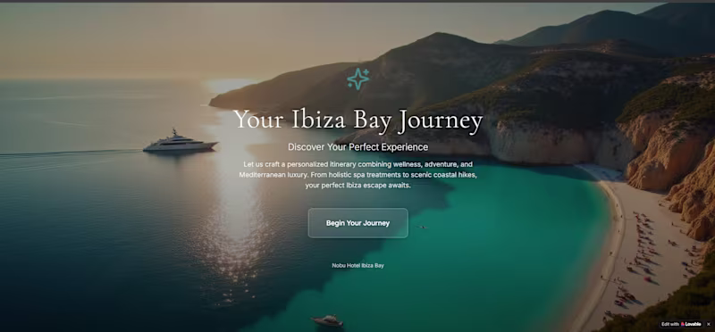 Cover image for AI travelling plan website built