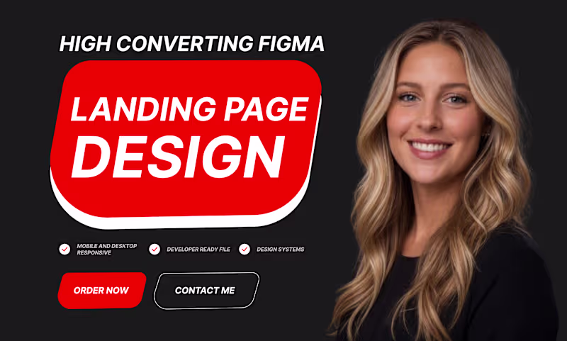 Cover image for SaaS Landing Page Design in Figma