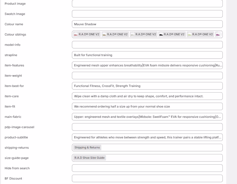 Cover image for Shopify Product Data & Merchandising
Role: