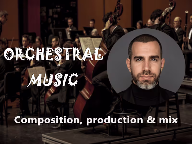 Cover image for Orchestral music composition