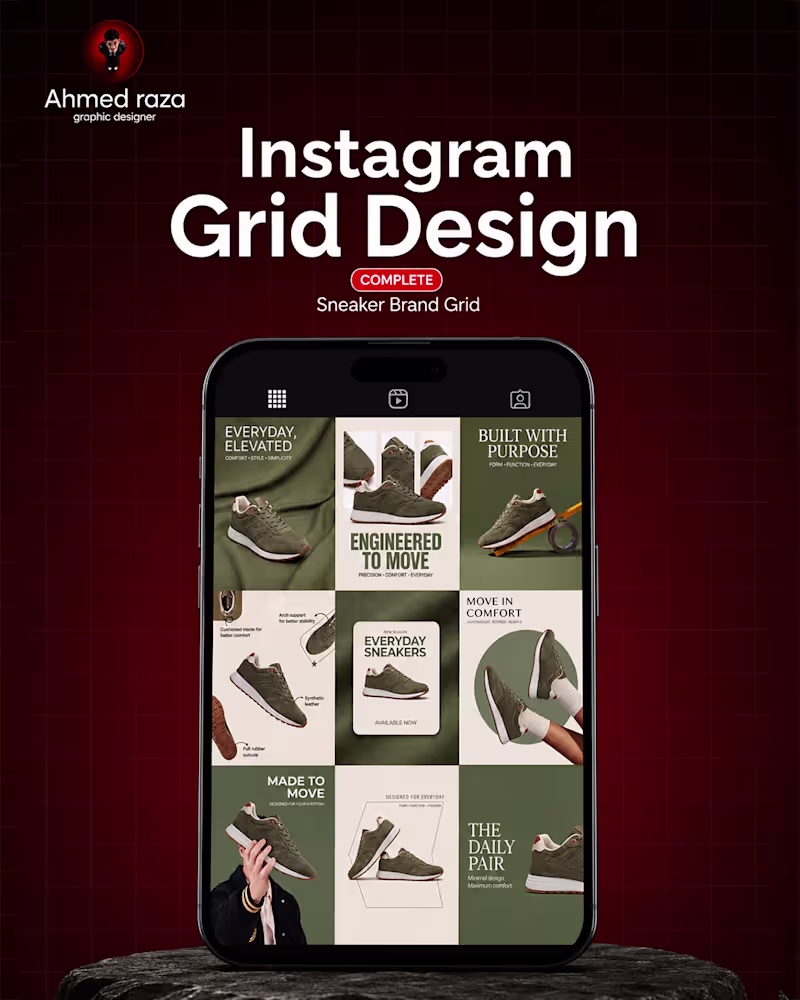 Cover image for Project Title: Footwear Social Media