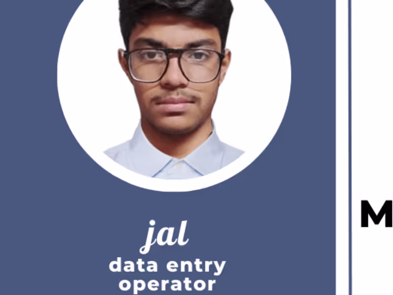 Cover image for data entry