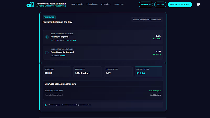 Cover image for AI Football (Soccer) Betslip Generator
🚀