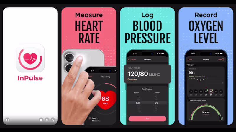 Cover image for Mobile development for InPulse – Heart Rate Monitor 