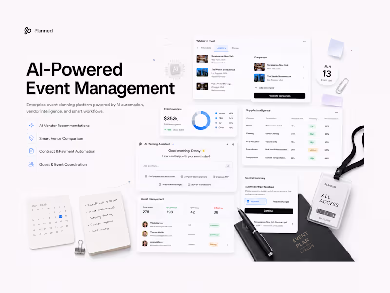 Cover image for AI-Powered Event Management Platform for Seamless Execution