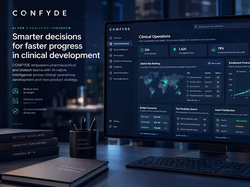 Cover image for Confyde - AI-Powered Clinical Trial Intelligence Platform
