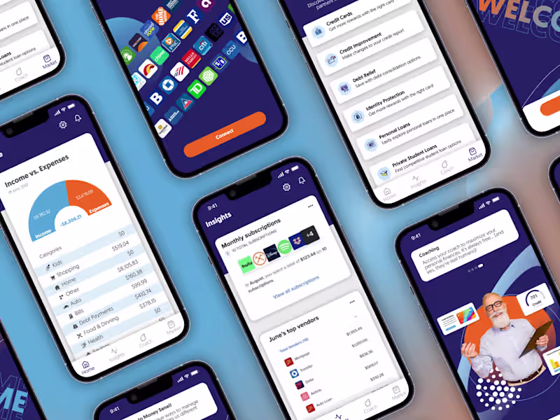 Cover image for Mobile & Web App: Credit & Debt