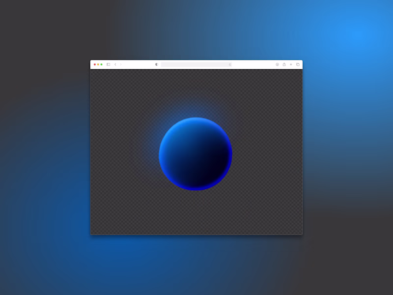 Cover image for Real-Time Audio-Reactive 3D Orb — Vue Component