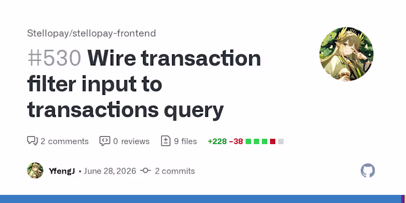 Cover image for React Transaction Filter UX and API Wiring