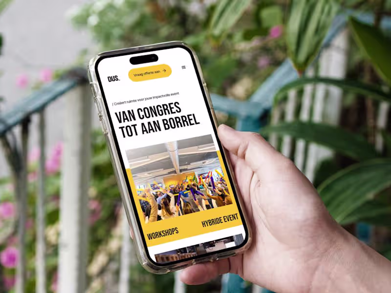 Cover image for For DUS Utrecht, a creative meeting and event location, I de...