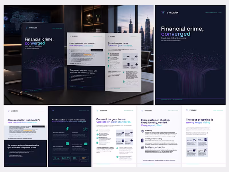 Cover image for FinTech Company Brochure