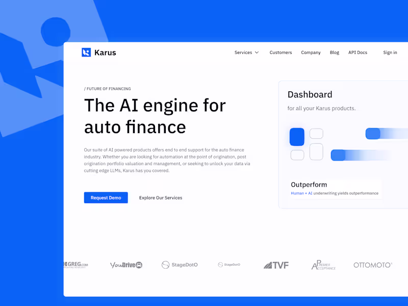 Cover image for Webflow Development for AI Platform (Karus AI)