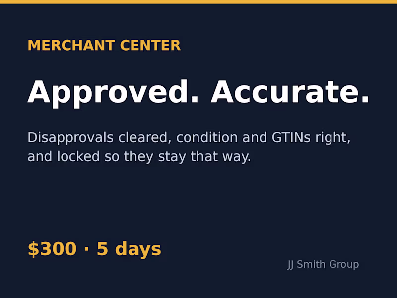Cover image for Google Merchant Center Fix for Shopify Stores