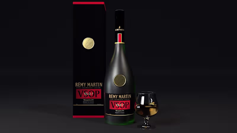 Cover image for Remy Martin V S O P 3D Product Animation by Ventablack Studios …