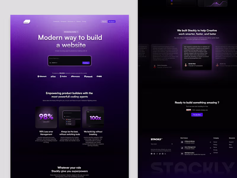 Cover image for Stackly - AI website builder.