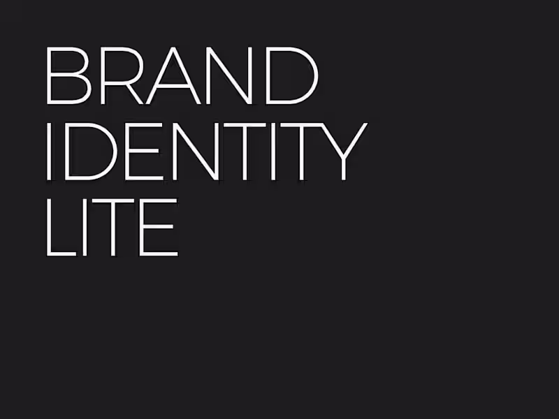 Cover image for Brand Identity Lite