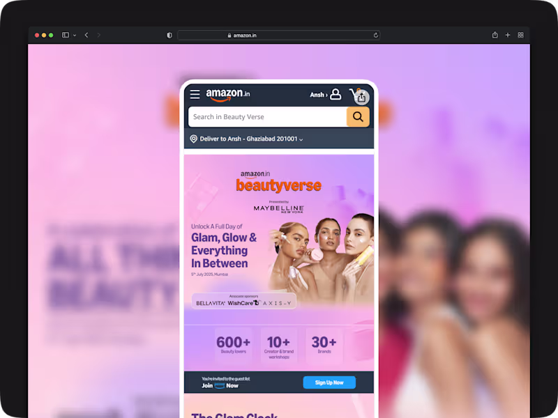 Cover image for Amazon Beautyverse 2025 – Immersive Beauty Experience