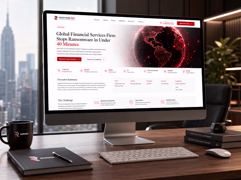 Cover image for Discover Response Red: Transformative Cybersecurity Case Study