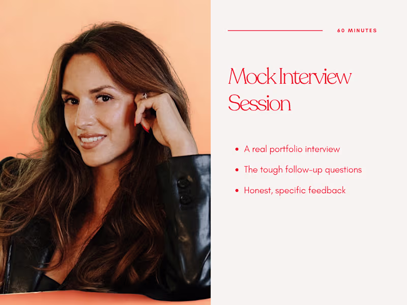 Cover image for Portfolio Feedback Session