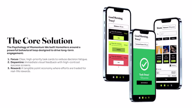 Cover image for HomeHero App — Minimalist Productivity & Accessibility
