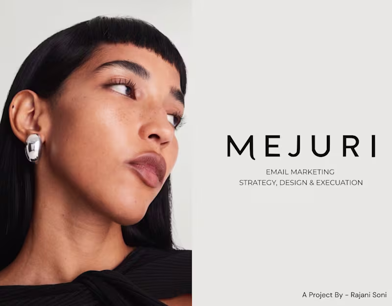 Cover image for Mejuri Email Design | Klaviyo Email Marketing