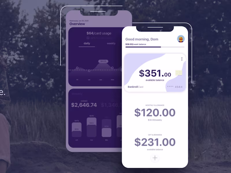 Cover image for Bankroll — Financial Education App for Teens & Families