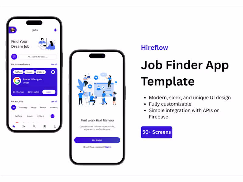 Cover image for Job Portal App - Andriod & iOS