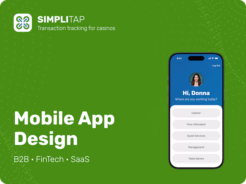 Cover image for SimpliTap - FinTech Mobile App for streamlining B2B operations