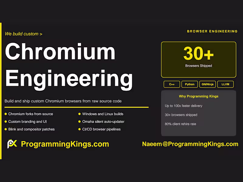 Cover image for Chromium Browser Engineering