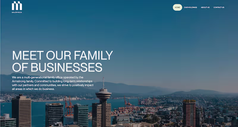 Cover image for Major Rock | Family of businesses