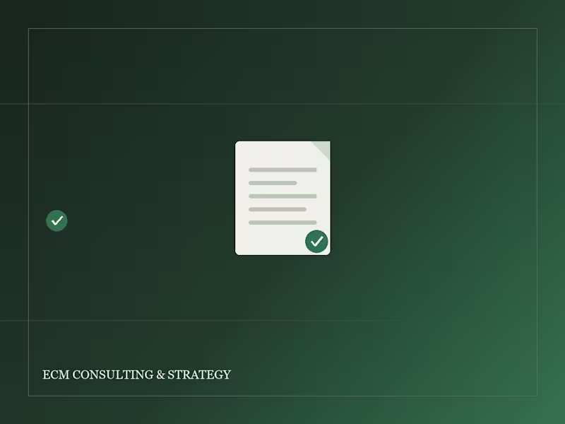 Cover image for Enterprise Content Management (ECM) Consulting