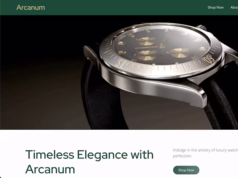Cover image for Streamlined E-Commerce Landing Page with Webflow