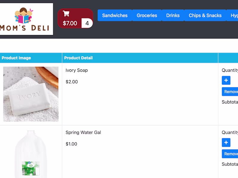 Cover image for Mom's Deli