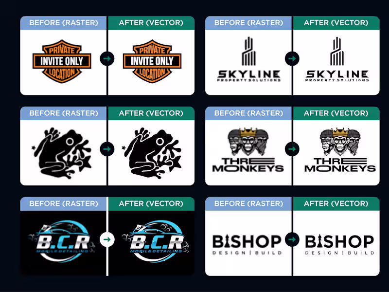 Cover image for Professional Vector Redraw for Logos,