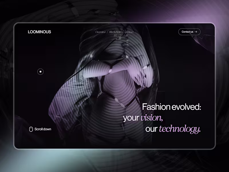 Cover image for 3D Fashion Webflow Development | Loominous