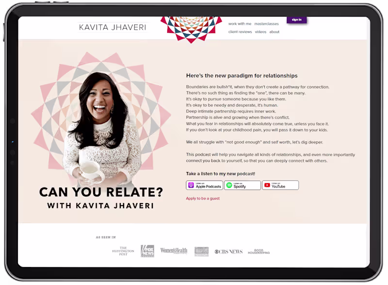 Cover image for Kavita Jhaveri - Redesign of